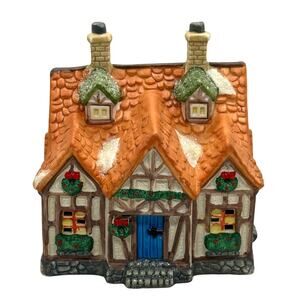 2002 Cobblestone Corners Small Cottage Light-Up Village House 4.3" Vintage